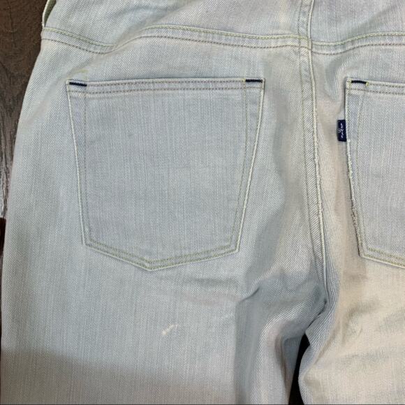 Anthropologie Made & Crafted Levi's Pins Skinny Sun Bleach Jeans - Picture 10 of 10